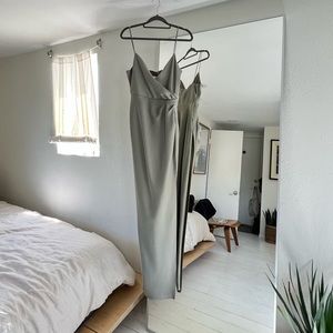 BHLDN Freya Satin Charmeuse Dress